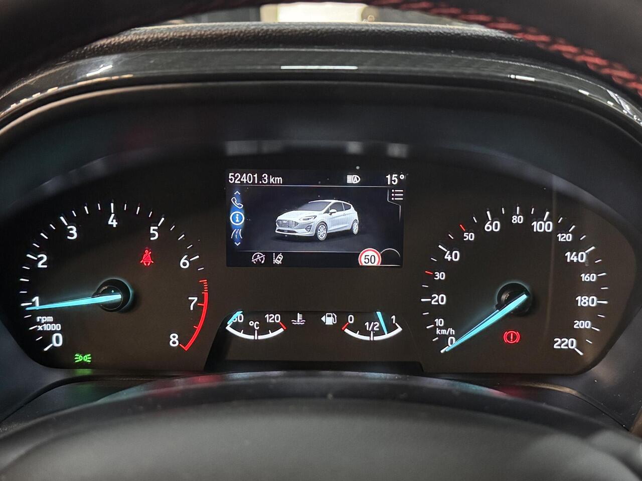 Ford FIESTA 125pk EcoBoost Hybrid ST-Line Navi Climat Cruise Parkeersensoren Dealeronderhouden