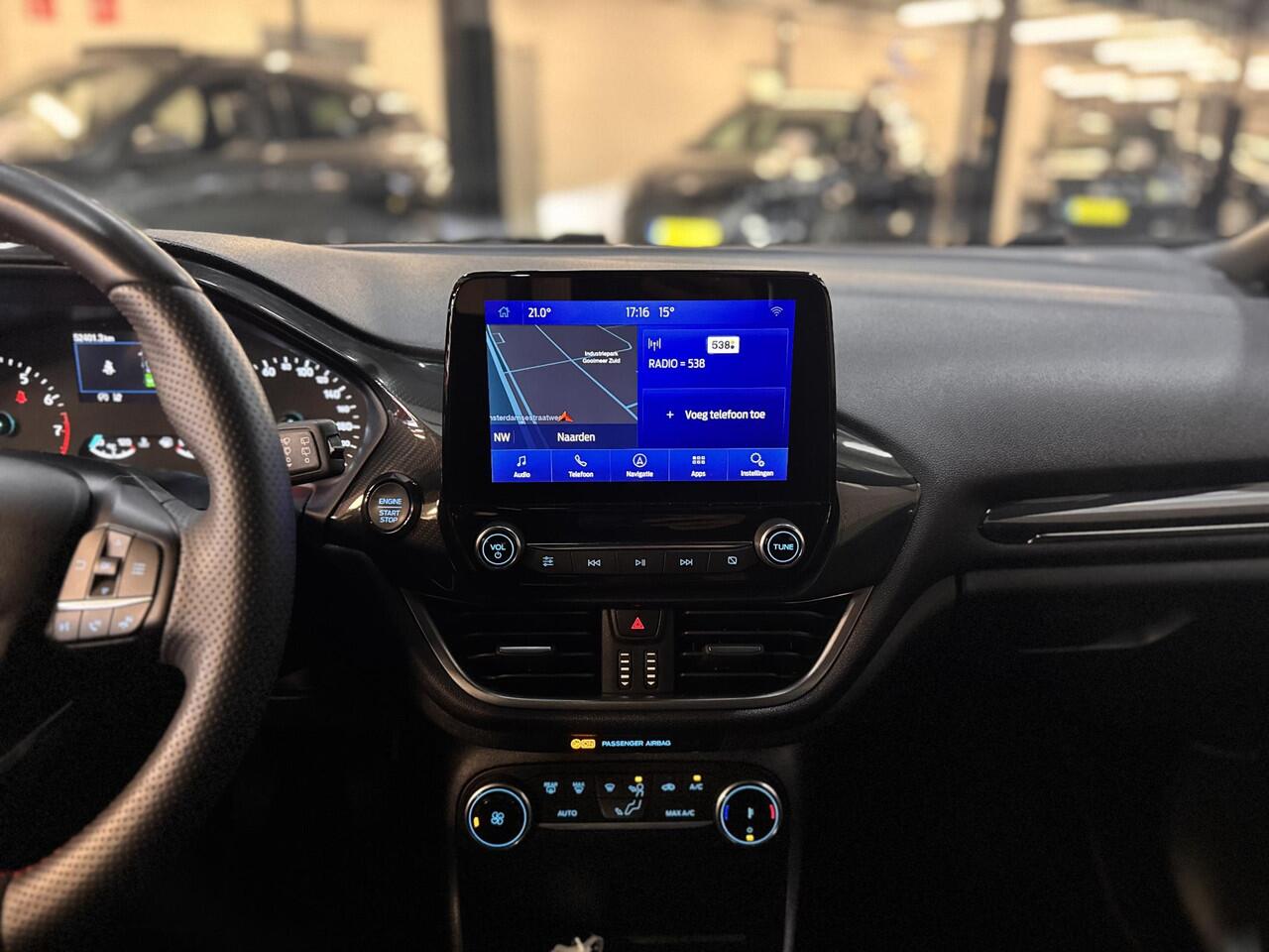 Ford FIESTA 125pk EcoBoost Hybrid ST-Line Navi Climat Cruise Parkeersensoren Dealeronderhouden