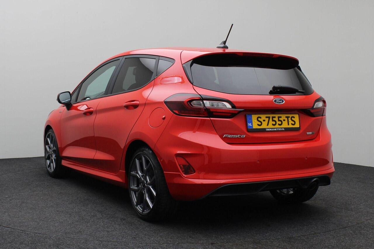 Ford FIESTA 1.0 EcoBoost Hybrid ST-Line X 2023 | CarPlay | 1e Eigenaar | Airco | Navigatie | Cruise Control | Achteruitrij Carmera | Parkeersensoren | Stoelverwarming | Stuurverwarming | Boekjes | Nationale Autopas