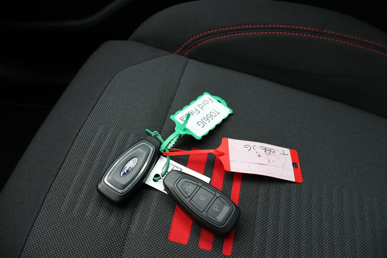 Ford FIESTA 1.0 Hybrid ST-Line 1e Eigenaar | Volledig Onderh | NL-Auto | BTW | Donkere Hemel | Keyless | Cruise | Carplay | Full Led | DAB | PDC | Start/Stop | Hill-Hold