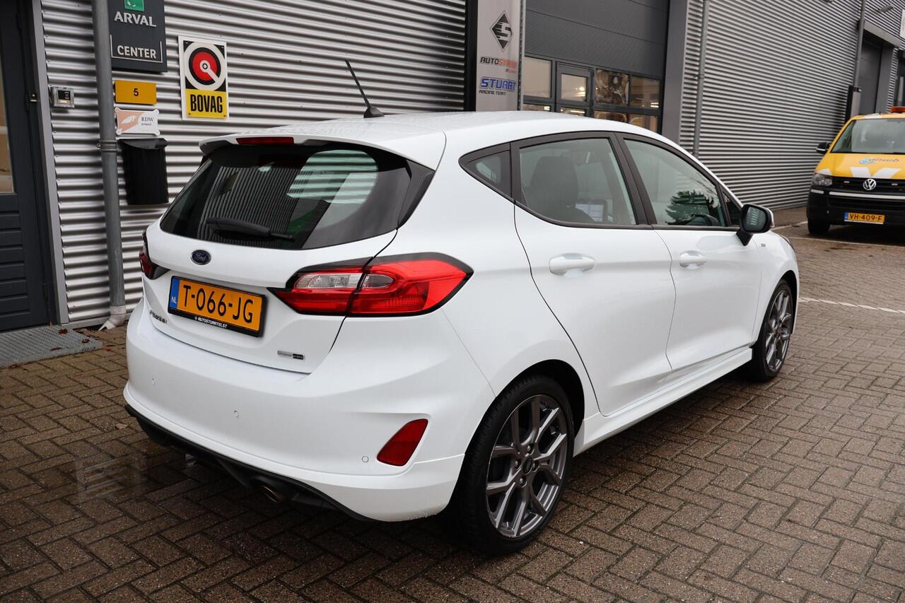 Ford FIESTA 1.0 Hybrid ST-Line 1e Eigenaar | Volledig Onderh | NL-Auto | BTW | Donkere Hemel | Keyless | Cruise | Carplay | Full Led | DAB | PDC | Start/Stop | Hill-Hold