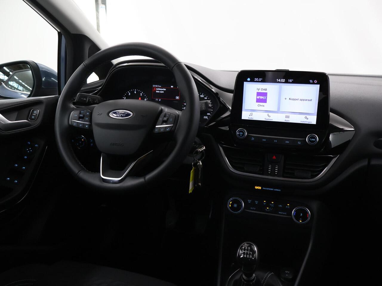 Ford FIESTA 1.0 EcoBoost Hybrid Titanium | Climate Control | Cruise Control | Parkeersensoren | Apple / Android Carplay |