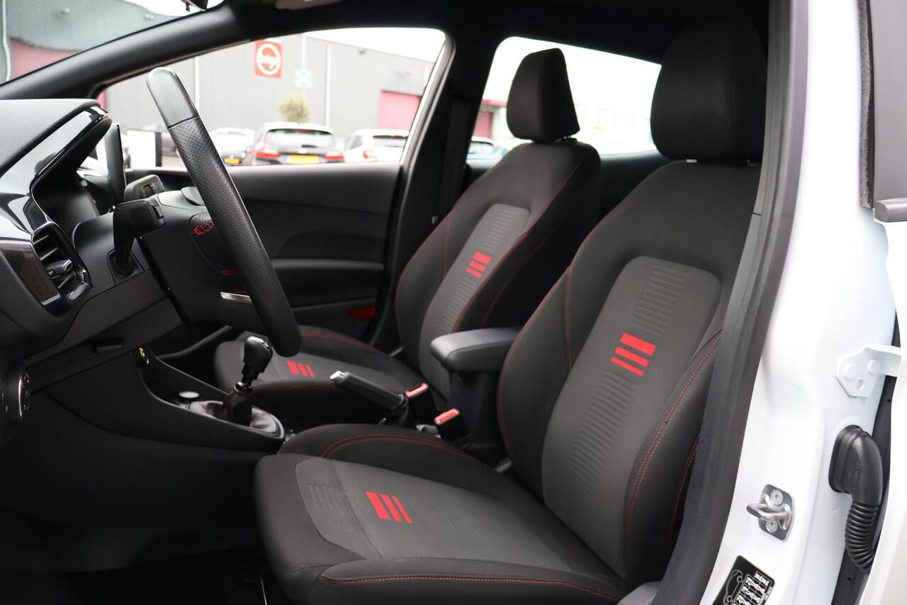 Ford FIESTA 1.0 Hybrid ST-Line 1e Eigenaar | Volledig Onderh | NL-Auto | BTW | Donkere Hemel | Keyless | Cruise | Carplay | Full Led | DAB | PDC | Start/Stop | Hill-Hold