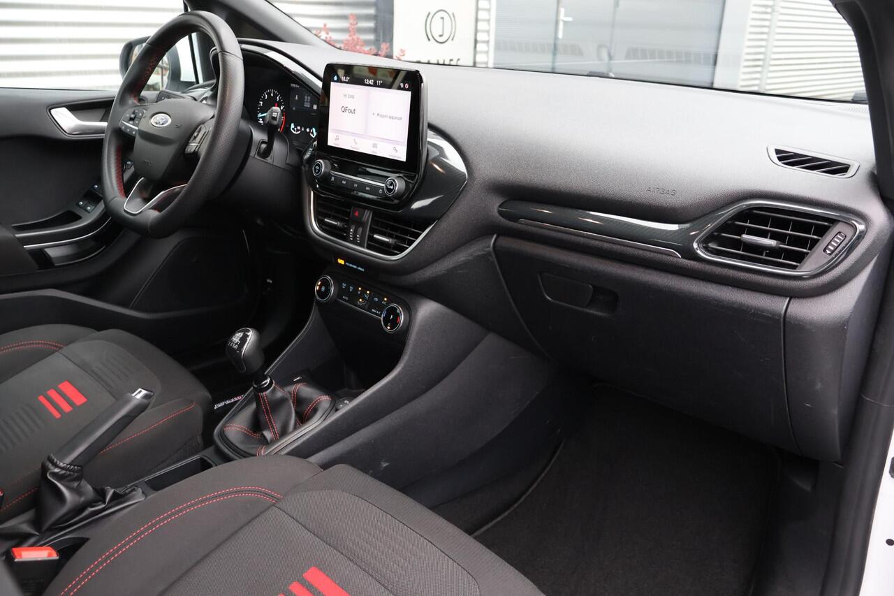 Ford FIESTA 1.0 Hybrid ST-Line 1e Eigenaar | Volledig Onderh | NL-Auto | BTW | Donkere Hemel | Keyless | Cruise | Carplay | Full Led | DAB | PDC | Start/Stop | Hill-Hold