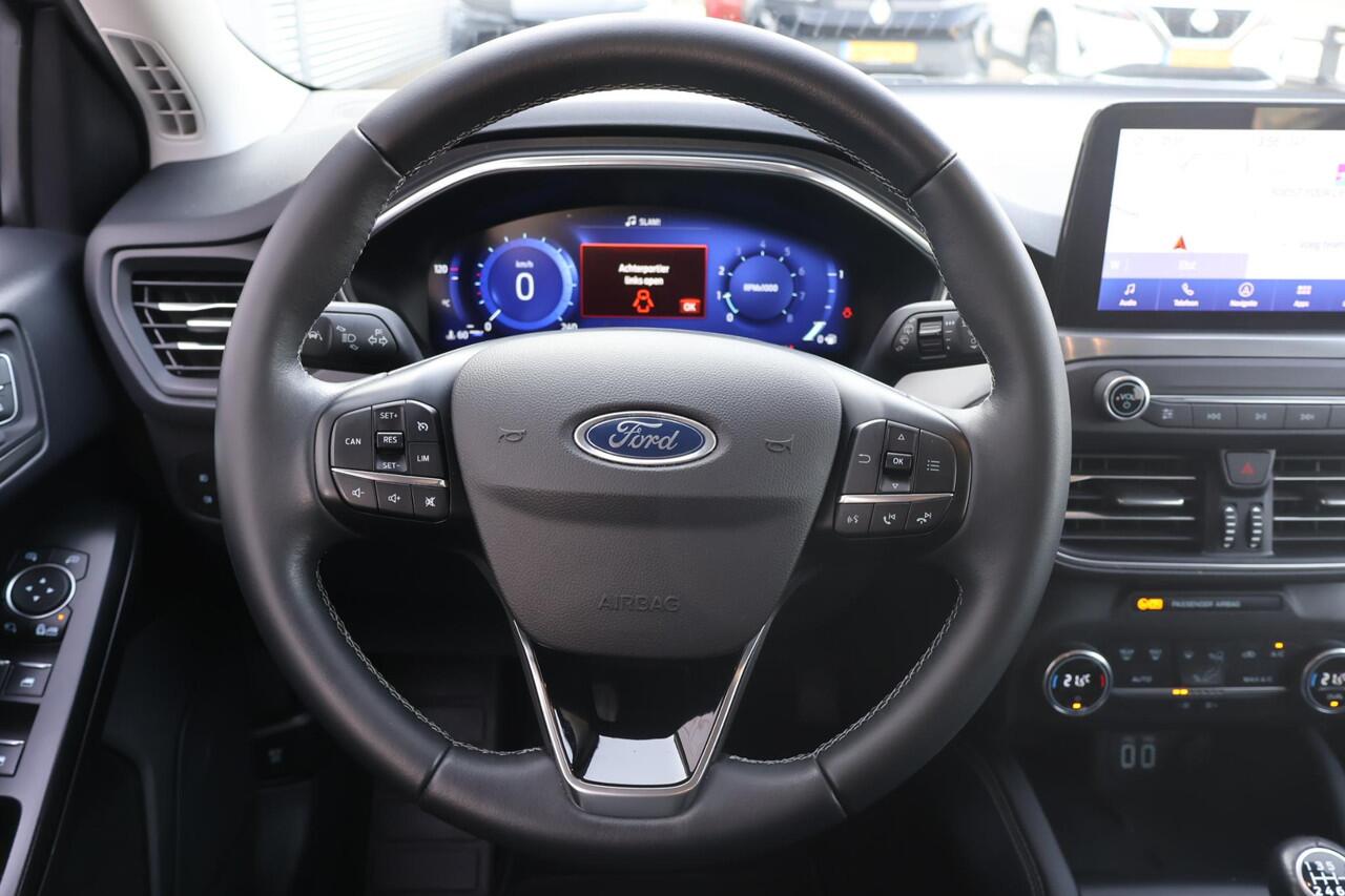 Ford FOCUS Wagon 1.0 Titanium X Business 1e Eigenaar | Volledig Onderh | NAP | BTW | AF Trekhaak | Camera | Elek Klep | Navi | Carplay | Cruise | Keyless | Full LED | Start/Stop | Hill-Hold | Bots | PDC
