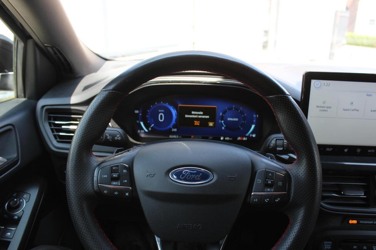 Ford FOCUS 1.0 EcoBoost Hybrid ST Line X Navi/Carplay, Winterpack, Camera, 18" Automaat!