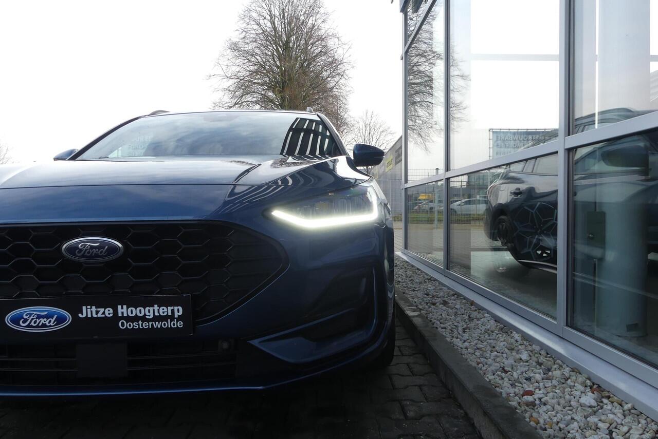 Ford FOCUS Wagon 1.0 EcoBoost Hybrid ST Line GROOT SCHERM, WINTER PACK, CRUISE, CLIMA, NAVI, PDC V&A, APPLE CARPLAY/ANDROID AUTO, LANE ASSIST, 83.707KM