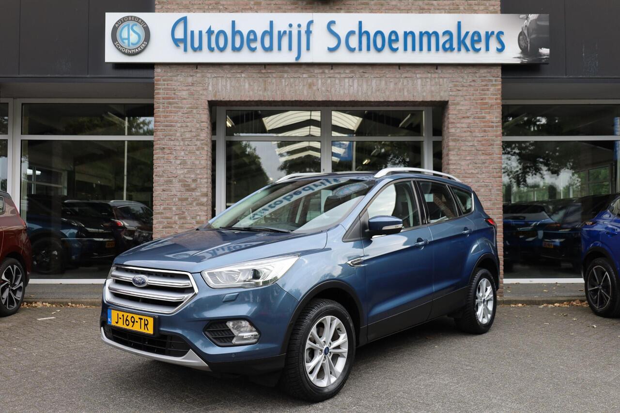 Ford KUGA 1.5 EcoBoost Titanium TREKHAAK STUUR/RUIT/STOELVERWARMING 2xPDC HALFLEER PARKASSIST 17"LMV ENZ!