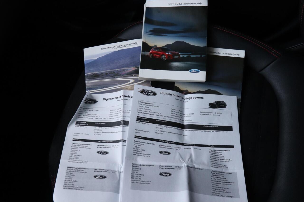 Ford KUGA 1.5 ECOBOOST ST-LINE X | ELEK. TREKHAAK | B&O | HALF LEDER | CARPLAY | VOORRUITVERW. | CLIMATE | KEY-LESS