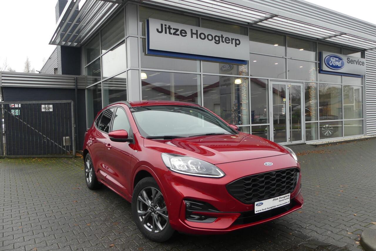 Ford KUGA 1.5 EcoBoost ST-Line X TREKHAAK AFNEEMBAAR (1.800KG), WINTER PACK, ELEKT. STOEL/ACHTERKLEP, B&O, ADAPT. CRUISE, CLIMA, NAVI, CAMERA V&A, APPLE CARPLAY/ANDROID AUTO, 44.885KM