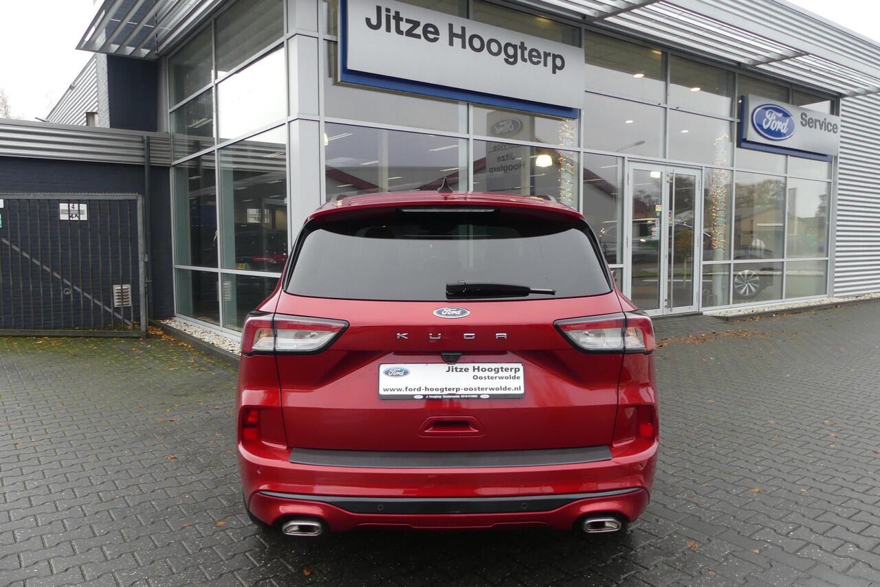 Ford KUGA 1.5 EcoBoost ST-Line X TREKHAAK AFNEEMBAAR (1.800KG), WINTER PACK, ELEKT. STOEL/ACHTERKLEP, B&O, ADAPT. CRUISE, CLIMA, NAVI, CAMERA V&A, APPLE CARPLAY/ANDROID AUTO, 44.885KM