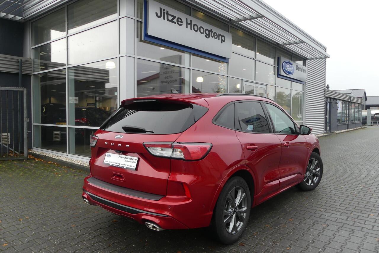 Ford KUGA 1.5 EcoBoost ST-Line X TREKHAAK AFNEEMBAAR (1.800KG), WINTER PACK, ELEKT. STOEL/ACHTERKLEP, B&O, ADAPT. CRUISE, CLIMA, NAVI, CAMERA V&A, APPLE CARPLAY/ANDROID AUTO, 44.885KM