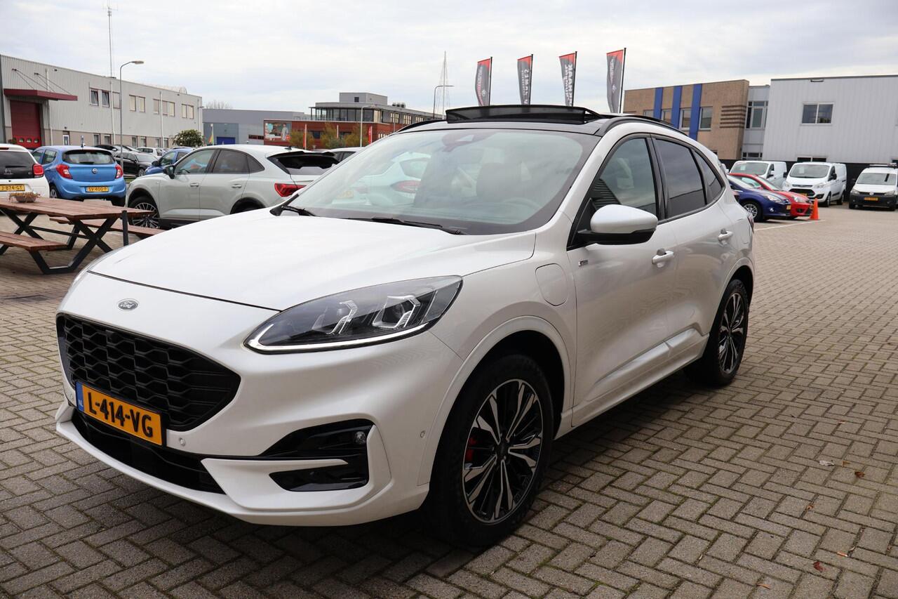 Ford KUGA 2.5 ST-Line X 1e Eigenaar | Volledig Onderh | NL-Auto | BTW | Pano | 360Cam | WinterPack | B&O | 2 Kabels | Elek Stoel/Klep | Head-Up | 2 Zones stoelverwarming | AD Cruise | Navi | Full Led | Keyless | PDC
