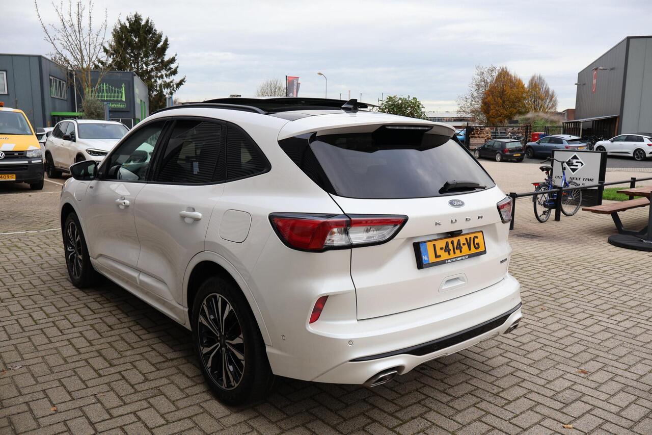 Ford KUGA 2.5 ST-Line X 1e Eigenaar | Volledig Onderh | NL-Auto | BTW | Pano | 360Cam | WinterPack | B&O | 2 Kabels | Elek Stoel/Klep | Head-Up | 2 Zones stoelverwarming | AD Cruise | Navi | Full Led | Keyless | PDC