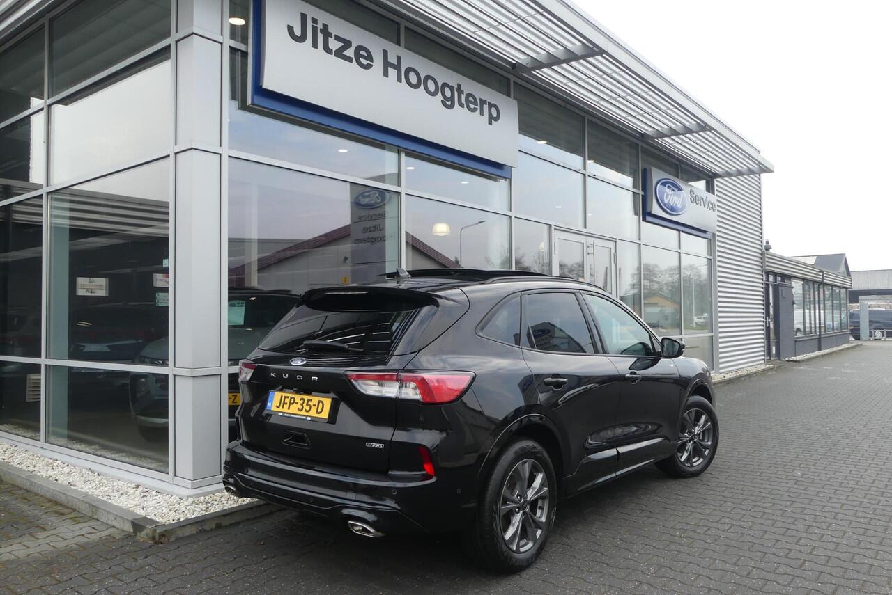 Ford KUGA 2.5 PHEV ST-Line X TREKHAAK (1.500KG), PANORAMA/ELEKTR DAK, WINTER PACK, ADAPT. CRUISE, CLIMA, NAVI, CAMERA V&A, PDC V&A, APPLE CARPLAY/ANDROID AUTO, BLIS, KEYLESS, B&O, ELEKT. ACHTERKLEP, ELEKT. STOEL, ADAPTIEVE KOPLAMPEN, 55.179KM