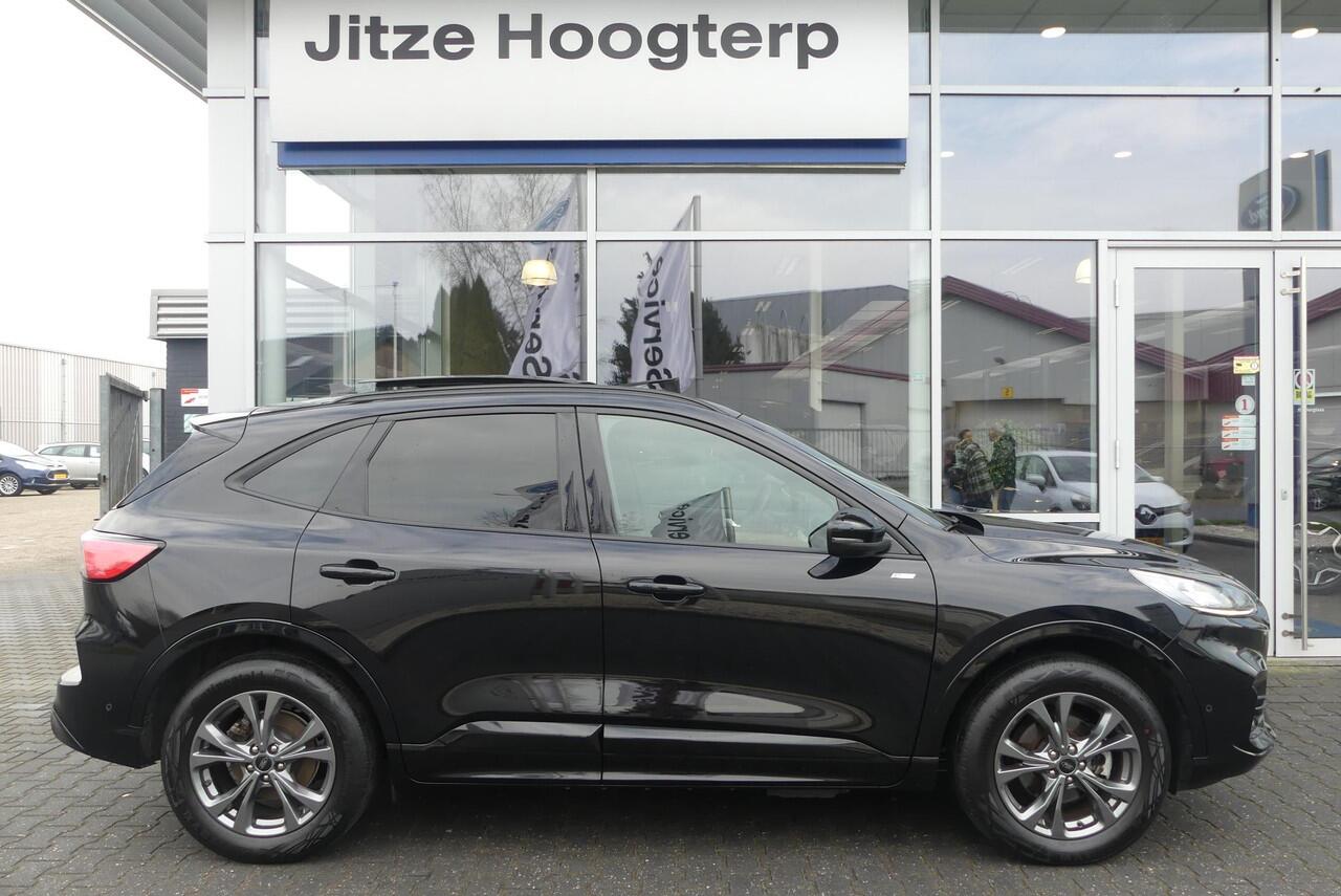 Ford KUGA 2.5 PHEV ST-Line X TREKHAAK (1.500KG), PANORAMA/ELEKTR DAK, WINTER PACK, ADAPT. CRUISE, CLIMA, NAVI, CAMERA V&A, PDC V&A, APPLE CARPLAY/ANDROID AUTO, BLIS, KEYLESS, B&O, ELEKT. ACHTERKLEP, ELEKT. STOEL, ADAPTIEVE KOPLAMPEN, 55.179KM