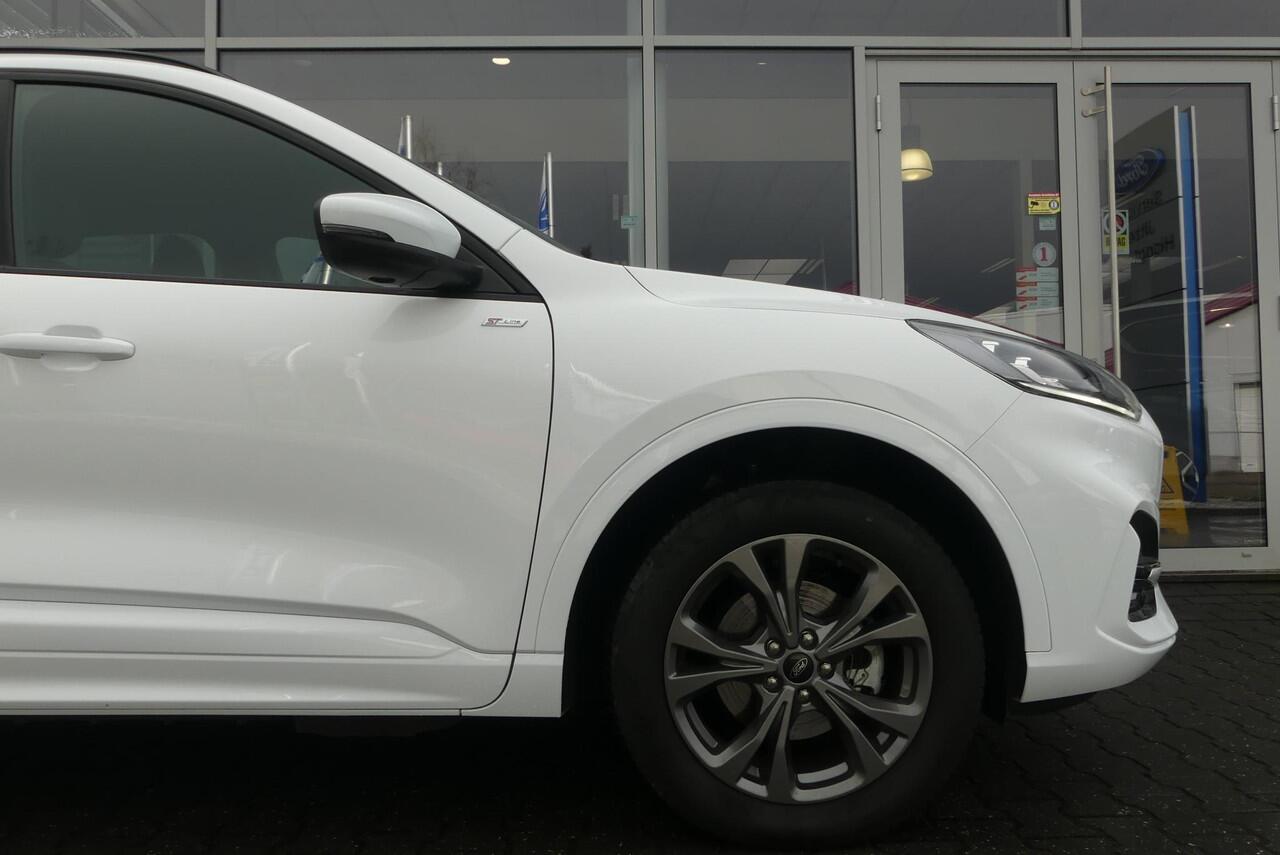 Ford KUGA 2.5 PHEV ST-Line X ELEKT. TREKHAAK (1.500KG), PANO, HUD, WINTER PACK, ADAPT. CRUISE, CLIMA, NAVI, CAMERA V&A, PDC V&A, APPLE CARPLAY/ANDROID AUTO, BLIS, KEYLESS, 49.416KM