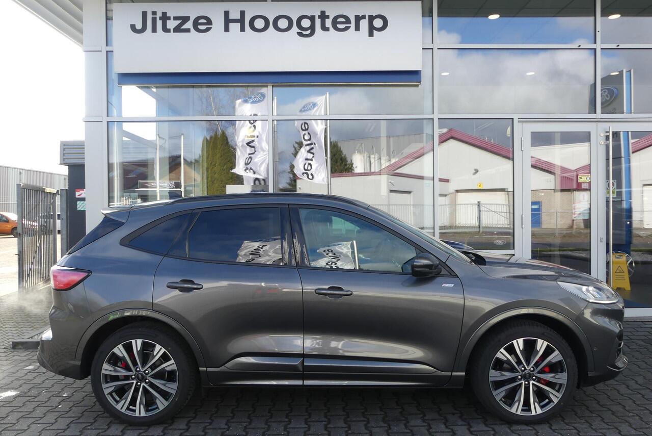 Ford KUGA 2.5 PHEV ST-Line X TREKHAAK AFNEEMBAAR (1.500KG), HUD, WINTER PACK, ELEKT. STOEL, ADAPT. CRUISE, CLIMA, NAVI, CAMERA V&A, PDC V&A, APPLE CARPLAY/ANDROID AUTO, B&O, BLIS, KEYLESS, ELEKT. ACHTERKLEP, 29.822KM