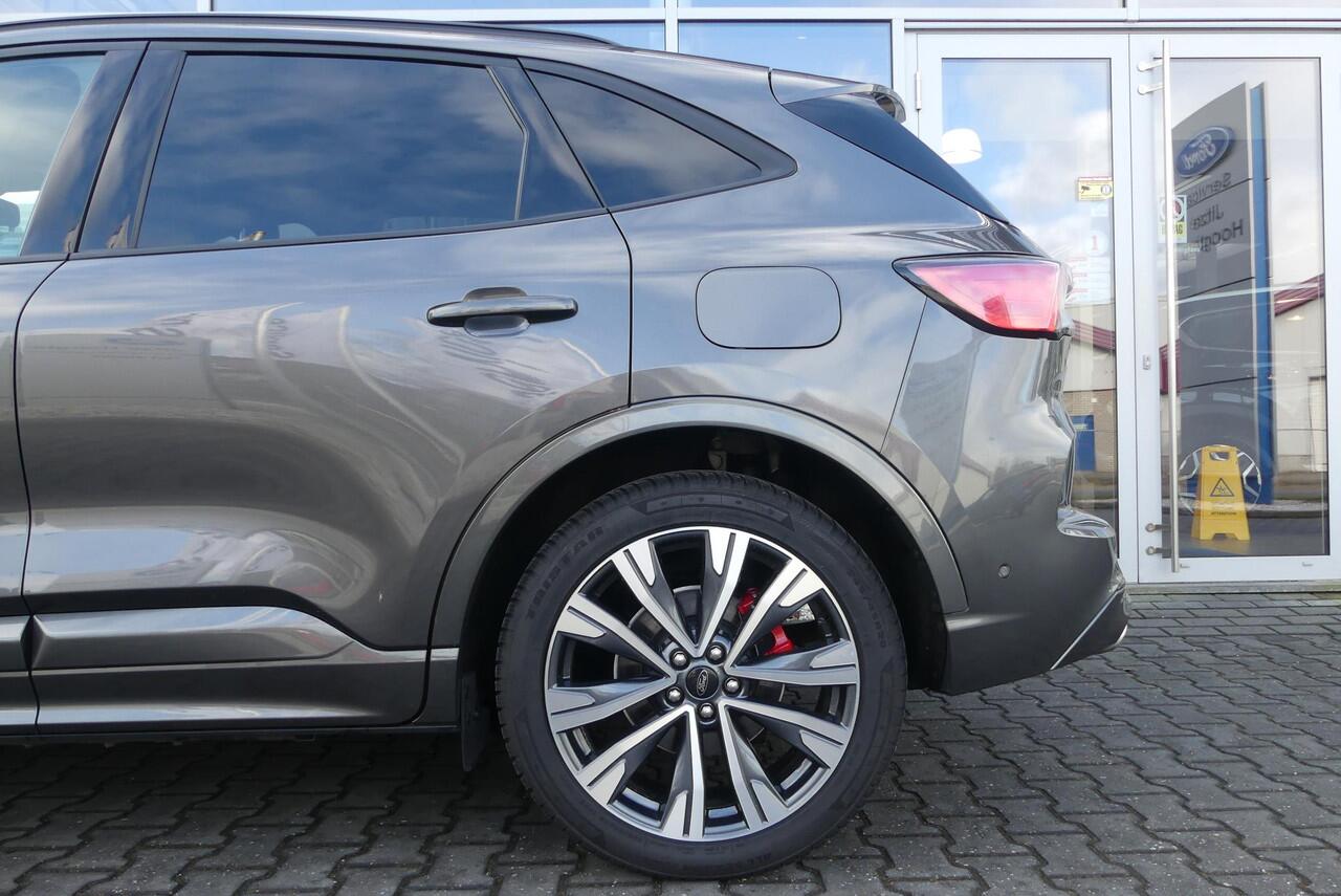 Ford KUGA 2.5 PHEV ST-Line X TREKHAAK AFNEEMBAAR (1.500KG), HUD, WINTER PACK, ELEKT. STOEL, ADAPT. CRUISE, CLIMA, NAVI, CAMERA V&A, PDC V&A, APPLE CARPLAY/ANDROID AUTO, B&O, BLIS, KEYLESS, ELEKT. ACHTERKLEP, 29.822KM