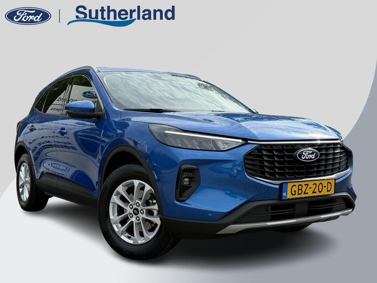 Ford KUGA 2.5 PHEV Titanium | 243pk | Nieuw Model | 2.100 kg trekgewicht | Winter Pack | Desert Island Blue