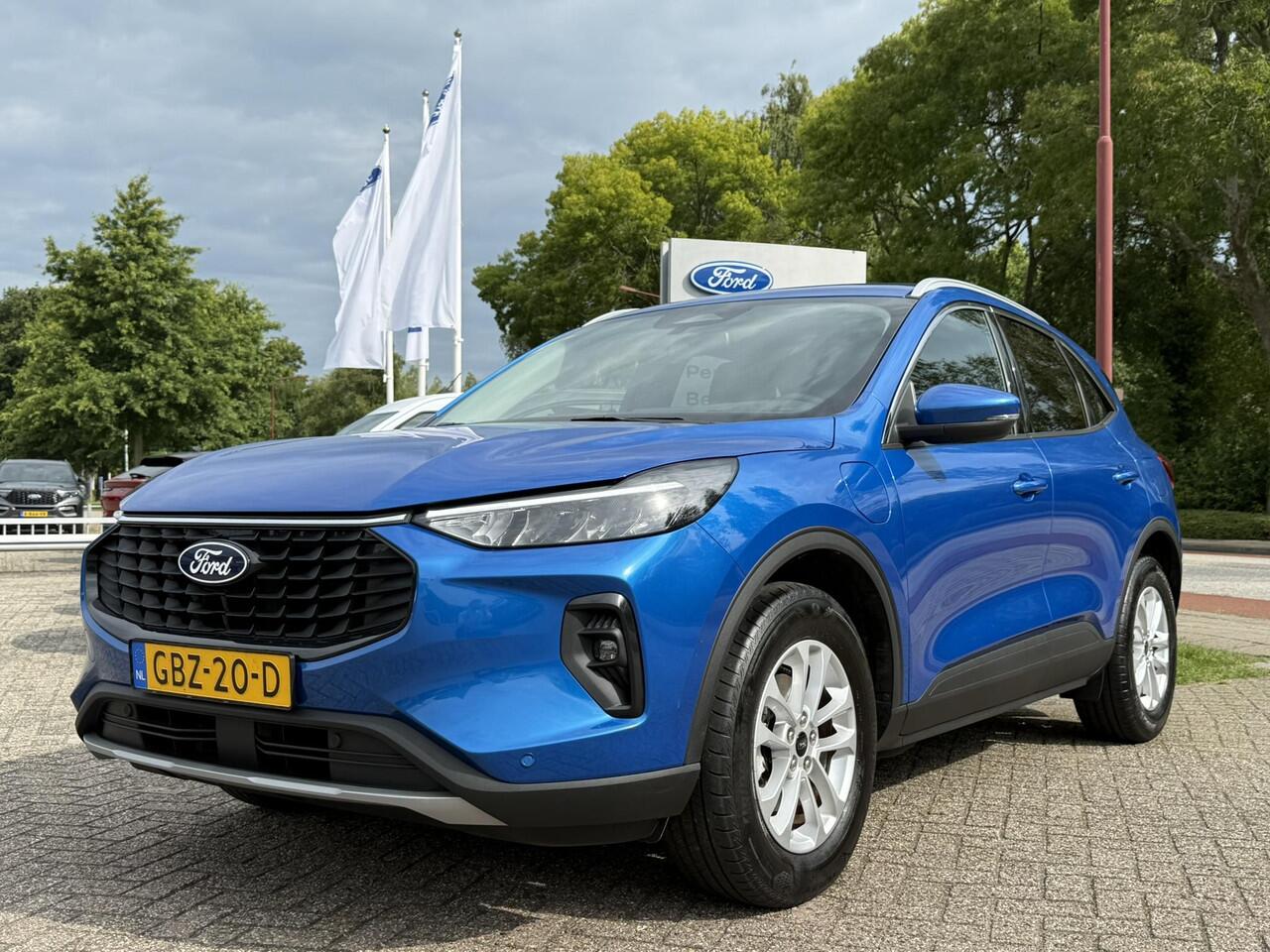 Ford KUGA 2.5 PHEV Titanium | 243pk | Nieuw Model | 2.100 kg trekgewicht | Winter Pack | Desert Island Blue