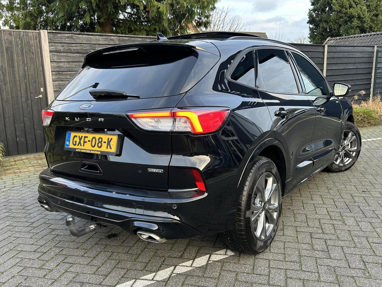 Ford KUGA 2.5 PHEV ST-Line 150PK Automaat Inclusief batterijtest, Navigatie, Achteruitrijcamera, Keyless, Elektrisch Schuif/Kantel Dak, Stoelverwarming, Trekhaak