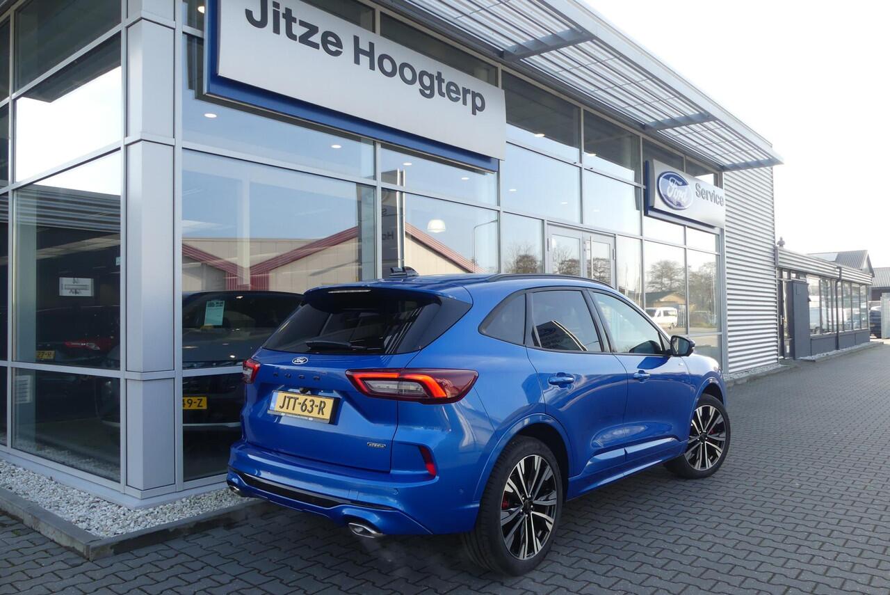 Ford KUGA 2.5 PHEV ST-Line X HUD, 360° CAMERA, MEMORY SEAT, WINTER PACK, ADAPT. CRUISE, CLIMA, NAVI, APPLE CARPLAY/ANDROID AUTO, ELEKT. ACHTERKLEP, MATRIX LED, BLIS, KEYLESS, B&O, 4.923KM