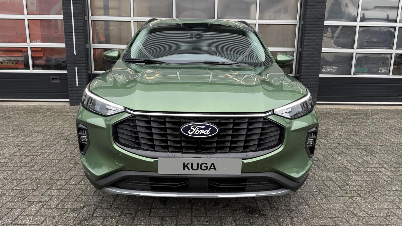 Ford KUGA 2.5 PHEV Titanium Direct leverbaar | ¤4.000,- voordeel | Winterpack | Wegklabare trekhaak | Bursting green