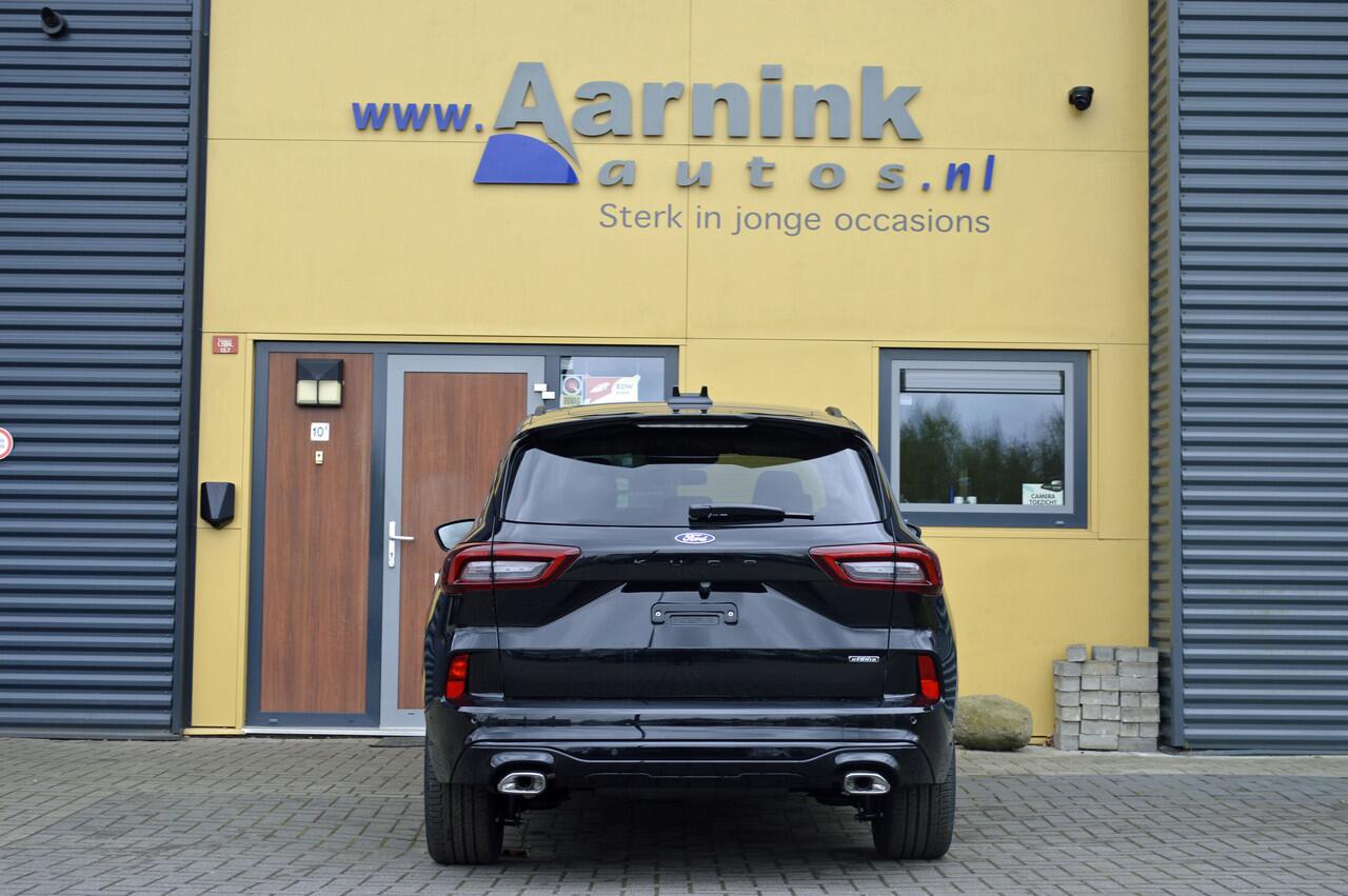 Ford KUGA 2.5 PHEV hybride 242 pk St-line X technopack, camera, winterpack, trekhaak, agr stoelen incl mem, lederen bekl, B&O sound.