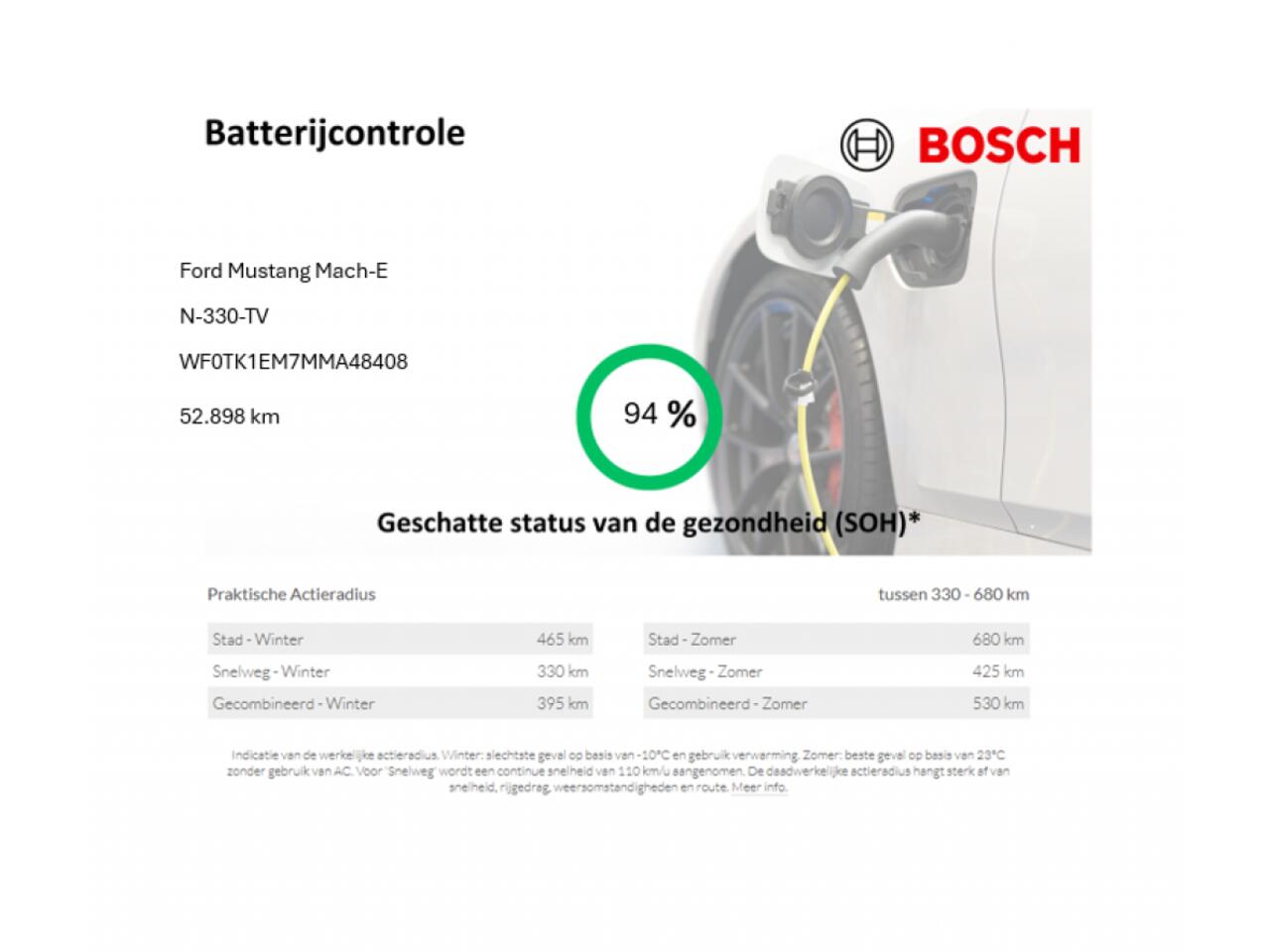 Ford MUSTANG RWD 75 kWh - Carplay, Navi, Camera, Cruise, Leer, Stoel/Stuur Verw. SOH 94%