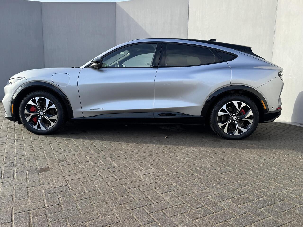 Ford MUSTANG Mach-E AWD 75 kWh / SOH 94,5 % / Navigatie / Panoramadak / Achterklep Elektrisch / Cruise Control Adaptief / Climate Control / Bang & Olufsen sound / Lederen bekleding