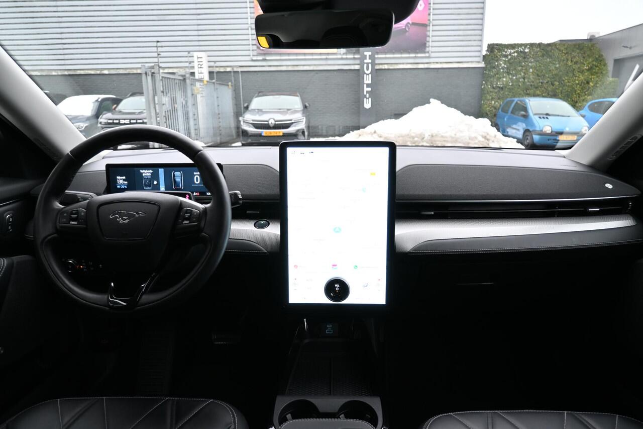 Ford MUSTANG Mach-E Extended RWD 98 kWh | CAMERA | STUUR/STOELVERWARMING | LEDER | B&O | NAVI | CRUISE CONTROL | CLIMATE CONTROL| ALL-SEASONBANDEN | PDC | LMV