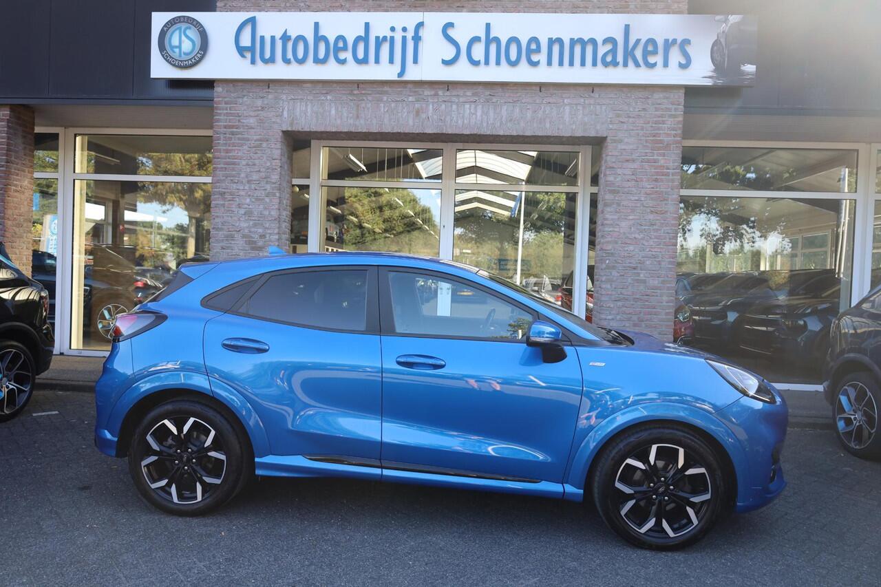Ford PUMA 1.0 EcoBoost 155 PK!Hybrid ST-Line X First Edition CAMERA CARPLAY B&O HALFLEER DAB ACC ZWARTE-HEMEL 18"LMV BLIS ELEK-LAADKLEP ENZ.