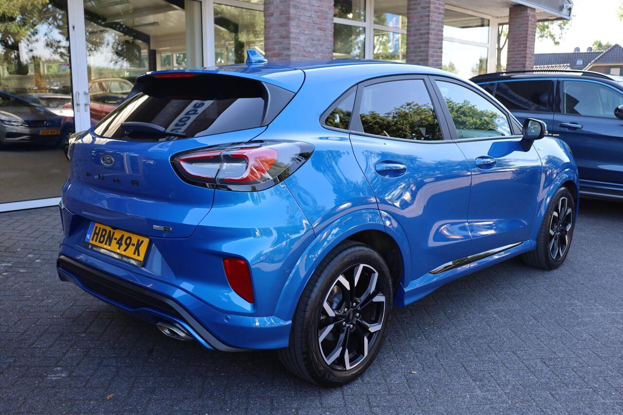 Ford PUMA 1.0 EcoBoost 155 PK!Hybrid ST-Line X First Edition CAMERA CARPLAY B&O HALFLEER DAB ACC ZWARTE-HEMEL 18"LMV BLIS ELEK-LAADKLEP ENZ.