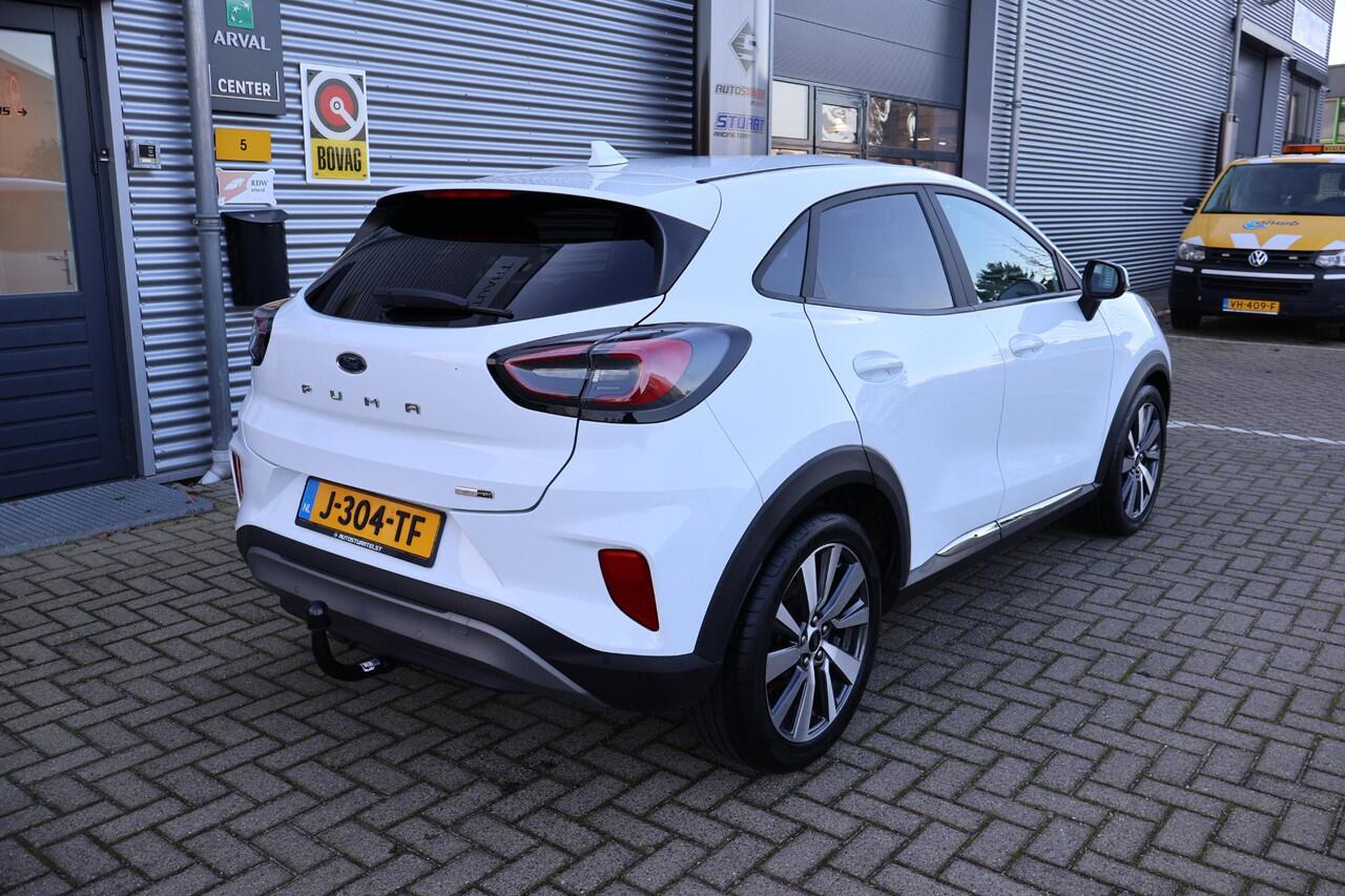 Ford PUMA 1.0 Hybrid Titanium X 1e Eigenaar | NL-Auto | Volledig Onderh | BTW | Winter Pack | Trekhaak | Massage | Navi | Cruise | DAB | Bots Systeem | Multimedia | Hill-Hold | Full Led | PDC | Start/Stop
