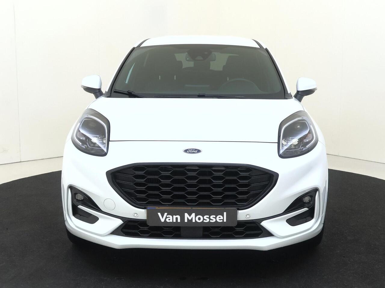 Ford PUMA 1.0 EcoBoost Hybrid ST-Line X | airco automatisch | Apple Carplay/Android | Autonomous Emergency Braking | cruise control | LED koplampen | lederen/stof bekleding | lichtmetalen velgen 5-spaaks 18" | navigatiesysteem full map |