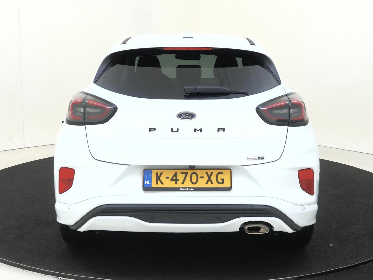 Ford PUMA 1.0 EcoBoost Hybrid ST-Line X | airco automatisch | Apple Carplay/Android | Autonomous Emergency Braking | cruise control | LED koplampen | lederen/stof bekleding | lichtmetalen velgen 5-spaaks 18" | navigatiesysteem full map |