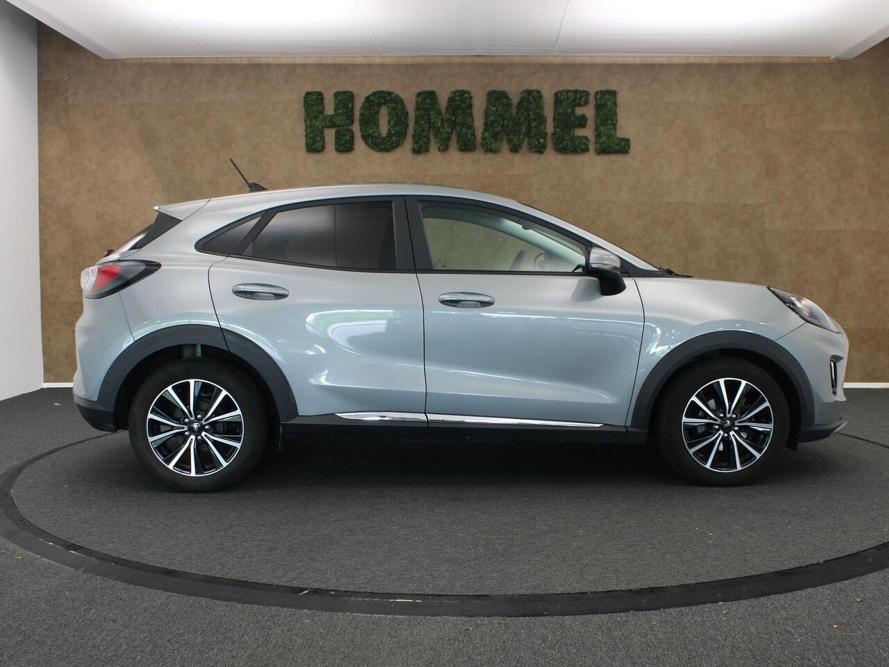 Ford PUMA 1.0 EcoBoost Hybrid Titanium - NAVIGATIE - CLIMATE CONTROL - CRUISE CONTROL - PARKEERSENSOREN ACHTER - LED KOPLAMPEN - MULTIFUNCTIONEEL STUURWIEL - APPLE CARPLAY/ANDROID AUTO - STUUR EN STOEL VERWARMING