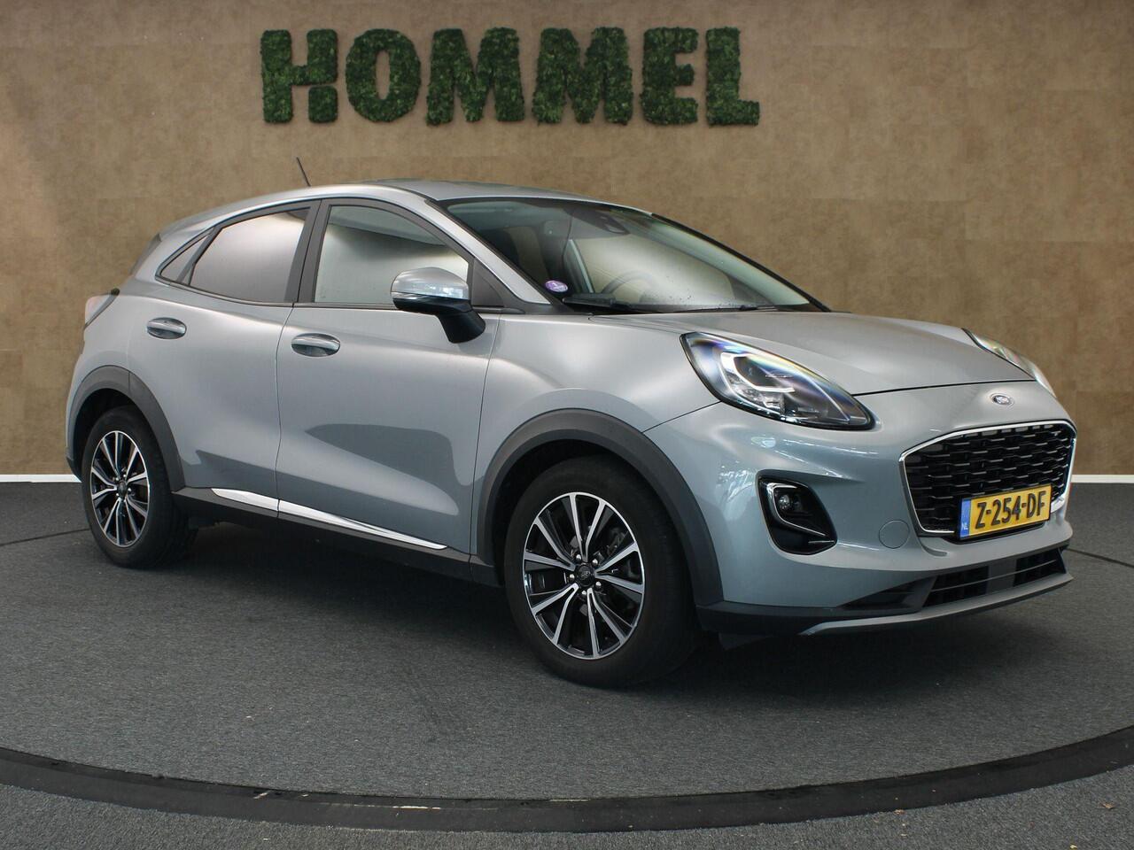Ford PUMA 1.0 EcoBoost Hybrid Titanium - NAVIGATIE - CLIMATE CONTROL - CRUISE CONTROL - PARKEERSENSOREN ACHTER - LED KOPLAMPEN - MULTIFUNCTIONEEL STUURWIEL - APPLE CARPLAY/ANDROID AUTO - STUUR EN STOEL VERWARMING