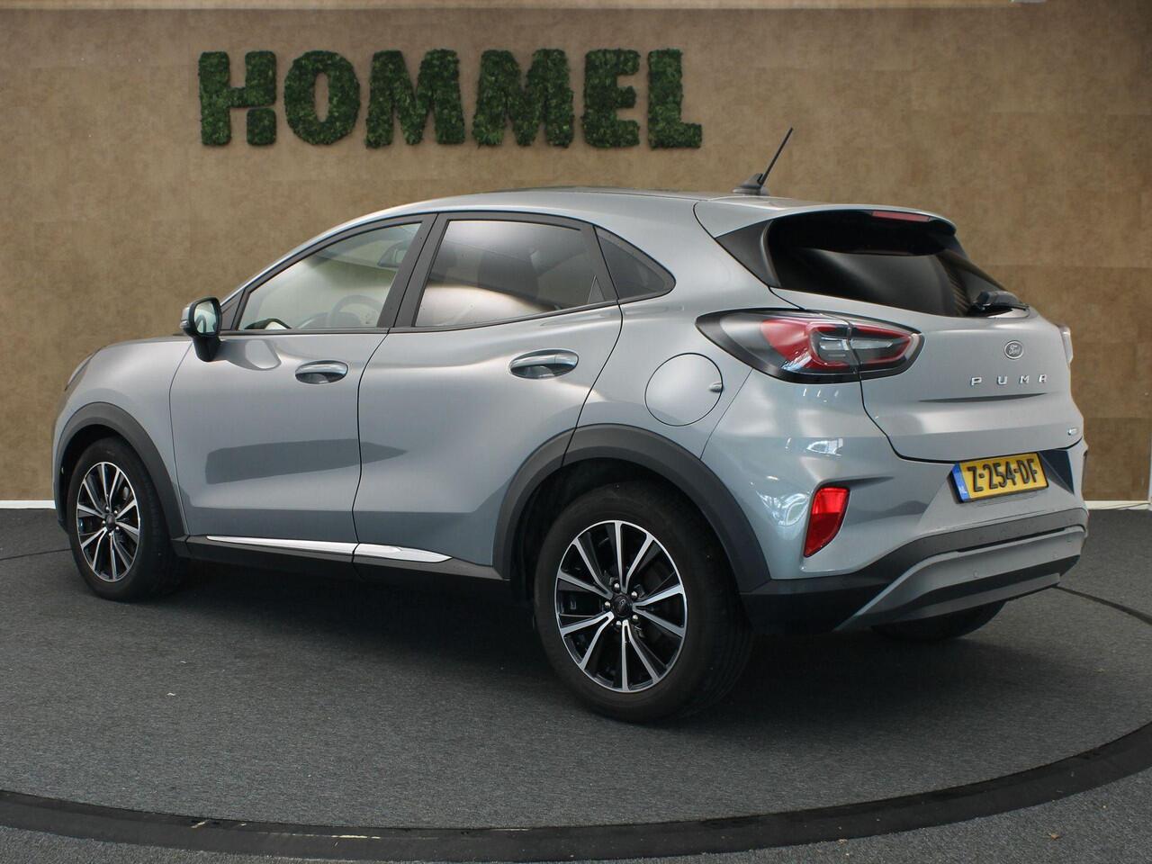 Ford PUMA 1.0 EcoBoost Hybrid Titanium - NAVIGATIE - CLIMATE CONTROL - CRUISE CONTROL - PARKEERSENSOREN ACHTER - LED KOPLAMPEN - MULTIFUNCTIONEEL STUURWIEL - APPLE CARPLAY/ANDROID AUTO - STUUR EN STOEL VERWARMING