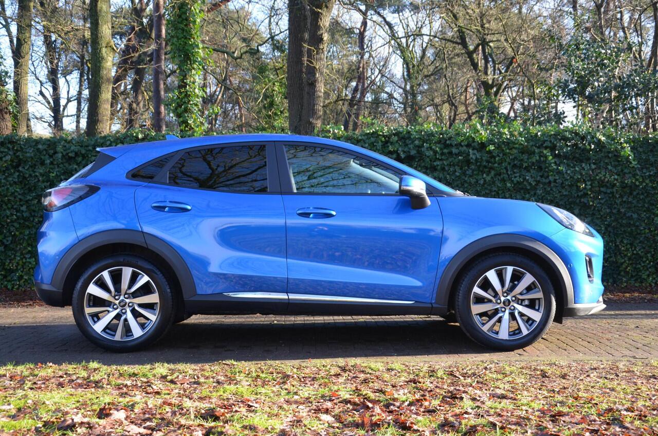 Ford PUMA 1.0 EcoBoost Hybrid Titanium X Navi/Pdc/Ecc/Afneembare trekhaak/Achteruitrijcamera/Cruise control adaptief/Privacy-Glas/18-Inch Lmv