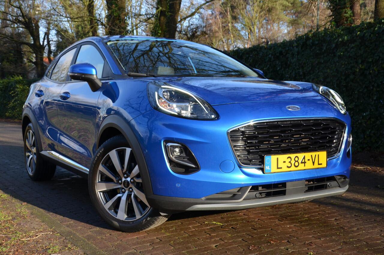 Ford PUMA 1.0 EcoBoost Hybrid Titanium X Navi/Pdc/Ecc/Afneembare trekhaak/Achteruitrijcamera/Cruise control adaptief/Privacy-Glas/18-Inch Lmv