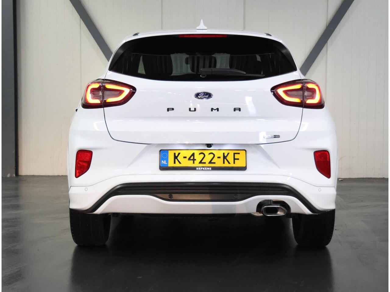 Ford PUMA 125PK Hybrid ST-Line X | B&O | Winterpack | Camera | Climate Control | Adaptieve Cruise Control | Dodehoekdetectie | LEER/Stof | Navigatie | Isofix | LED lampen | Privacy Glass | Parkeersensoren | AppleCarplay/AndroidAuto | Armsteun