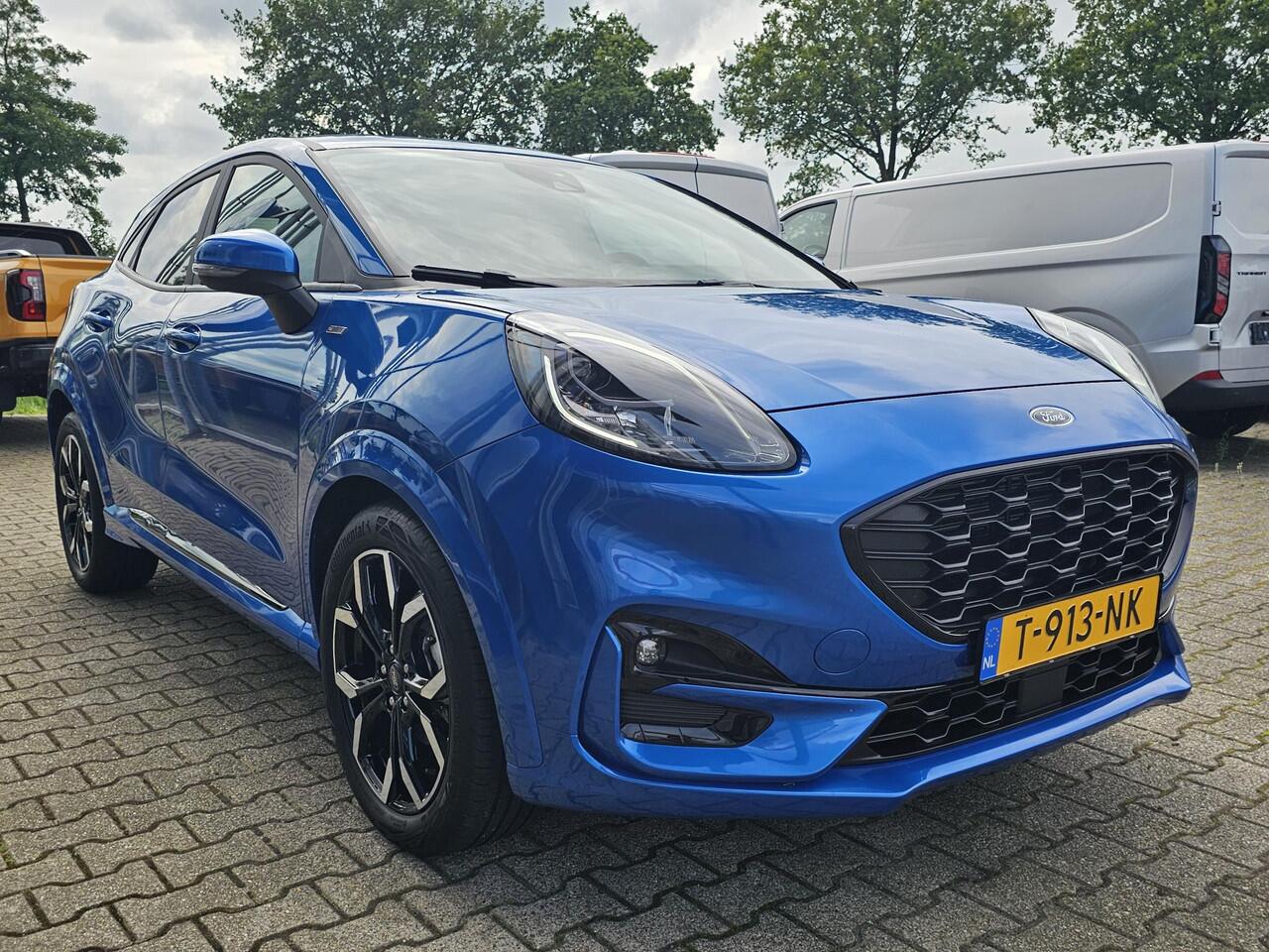 Ford PUMA 1.0 EcoBoost Hybrid ST-Line X Bellen voor bezichtigen! | Digitaal dashboard | Half leder | B&O geluidssysteem | Adaptive cruise control | Lane assist | Climate control | Demo!