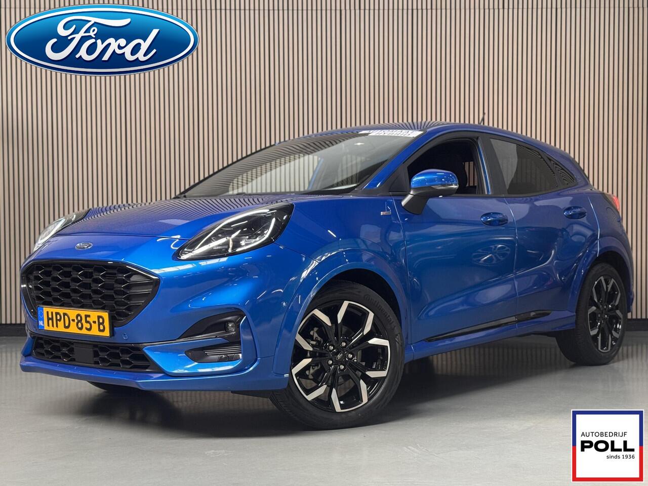 Ford PUMA 1.0 EcoB Hybrid Automaat ST-Line Ad Cruise Camera Winter Parking Dodehoek pack Fabrieksgarantie 25-4-2026