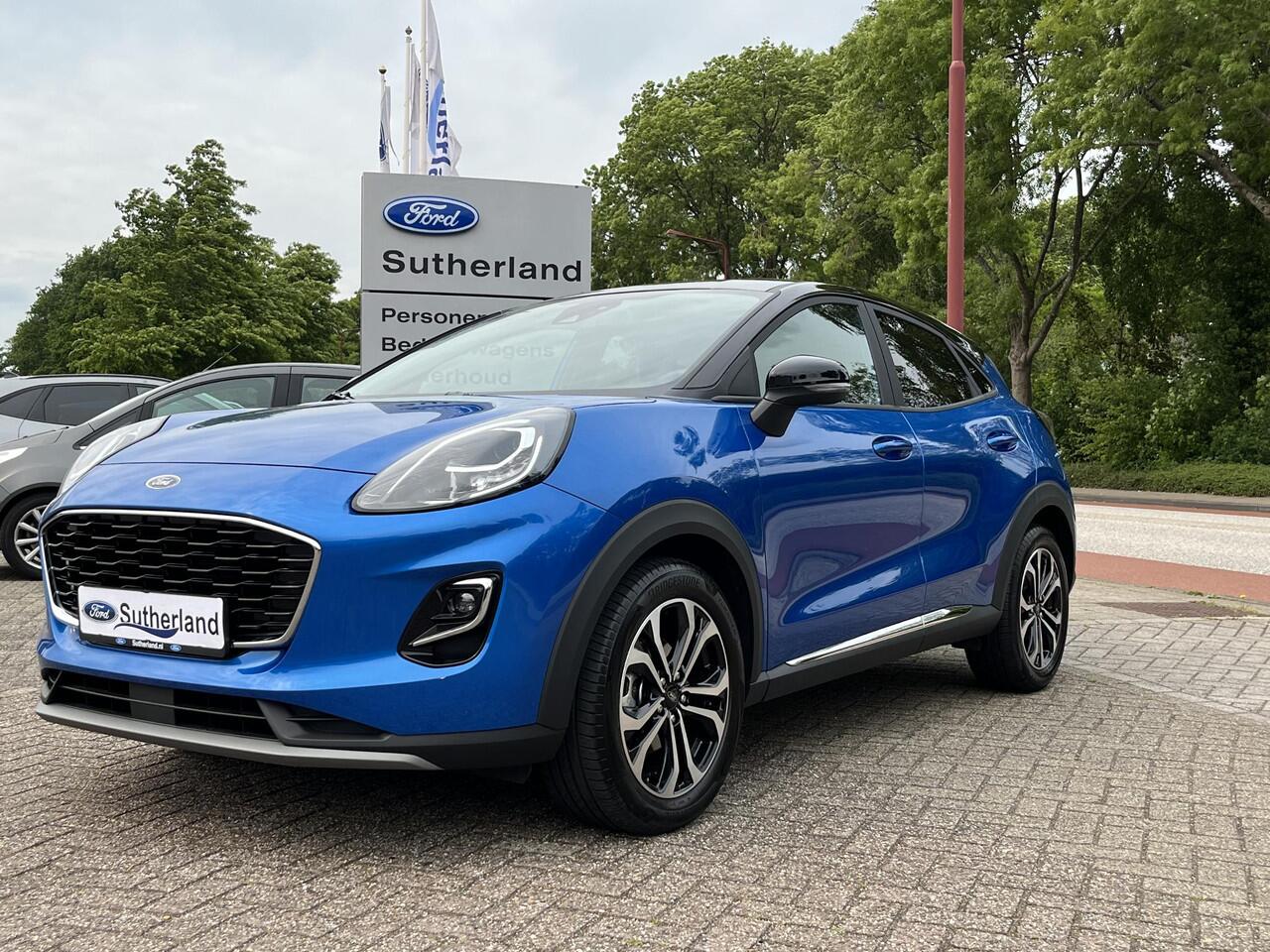 Ford PUMA 1.0 EcoBoost Hybrid Titanium 125pk | Winterpack | SYNC 3 Navigatie | Parkeersensoren achter | Contrasterend Dak |