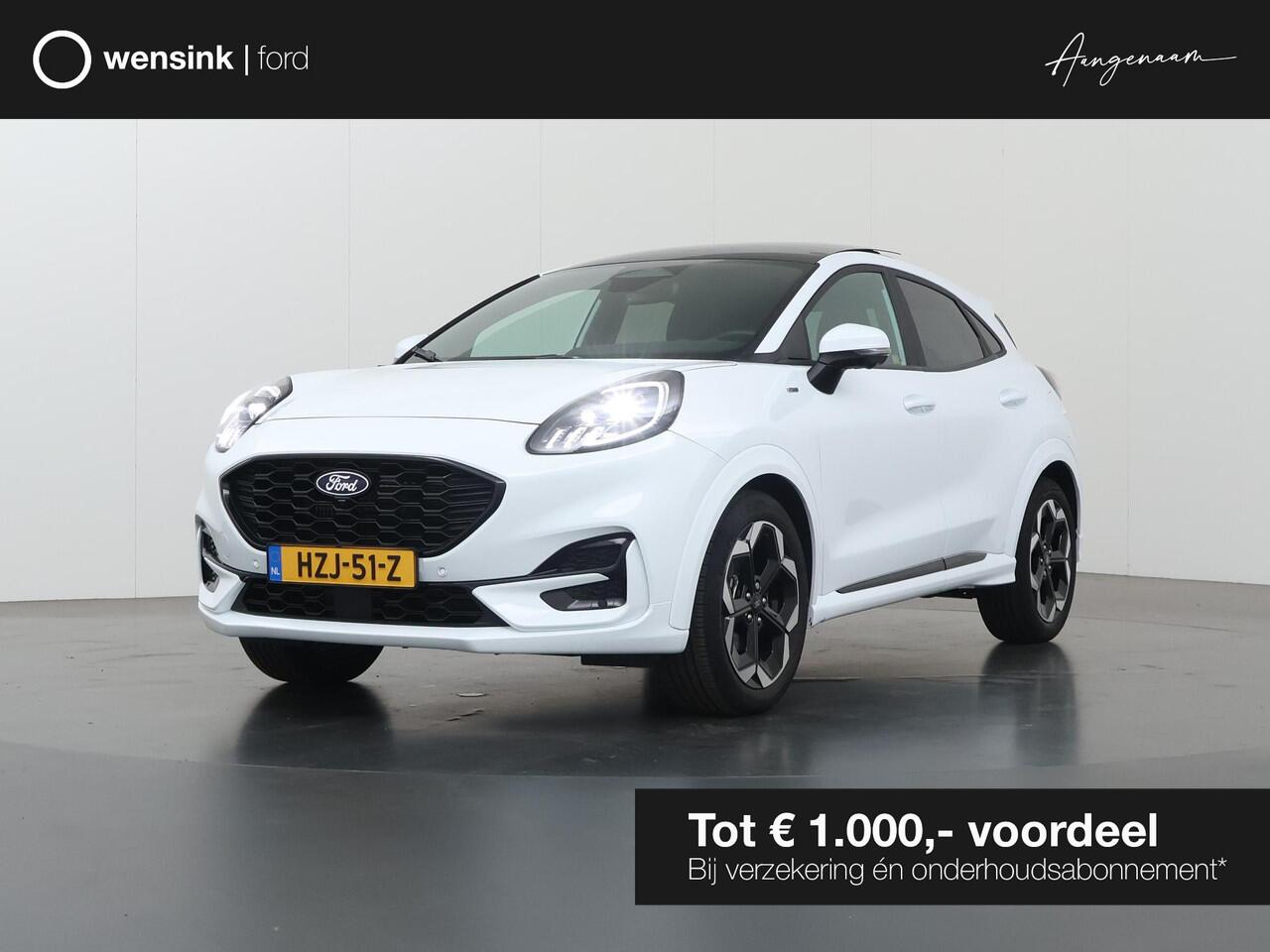 Ford PUMA 1.0 EcoBoost Hybrid ST-Line X | Facelift | Trekhaak | Panoramadak | Winterpakket | Cruise Control Adaptief | B&O | Matrix Led |