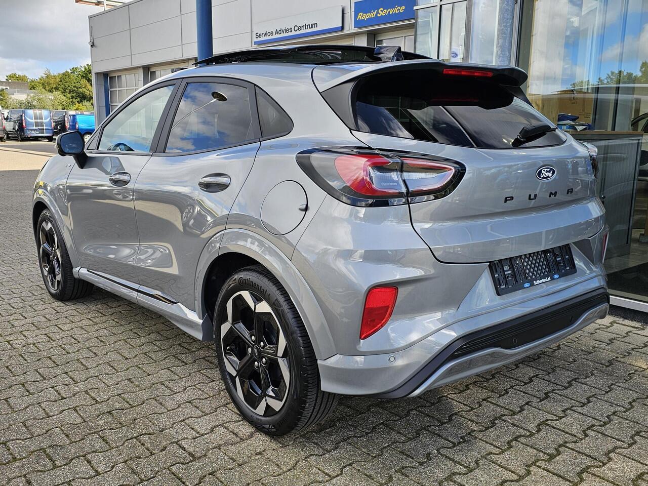 Ford PUMA 1.0 EcoBoost Hybrid ST-Line X 155pk Automaat | Panoramadak | Afneembare trekhaak | Winter Pack | Adaptive cruise control | 360 graden camera | Bang&Olufsen | Elektrsiche achterklep | Matrix LED