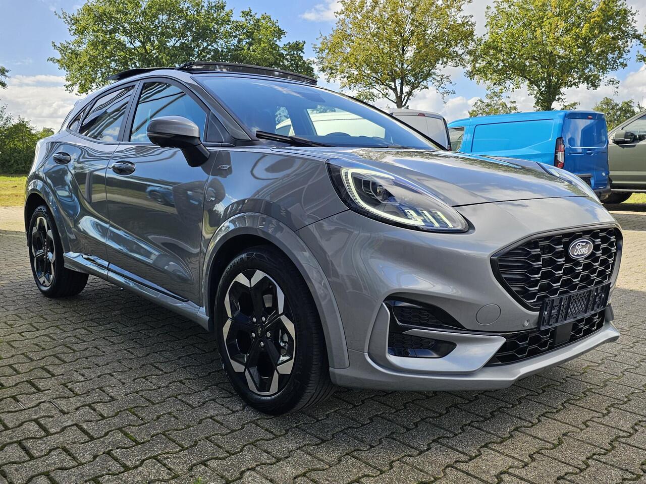 Ford PUMA 1.0 EcoBoost Hybrid ST-Line X 155pk Automaat | Panoramadak | Afneembare trekhaak | Winter Pack | Adaptive cruise control | 360 graden camera | Bang&Olufsen | Elektrsiche achterklep | Matrix LED