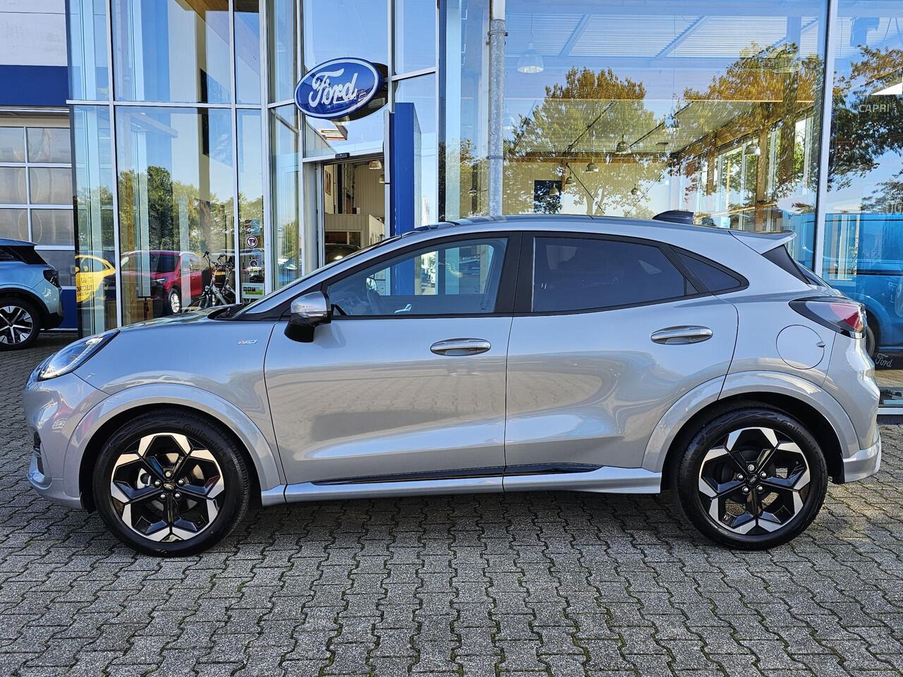 Ford PUMA 1.0 EcoBoost Hybrid ST-Line X 155pk Automaat | Panoramadak | Afneembare trekhaak | Winter Pack | Adaptive cruise control | 360 graden camera | Bang&Olufsen | Elektrsiche achterklep | Matrix LED